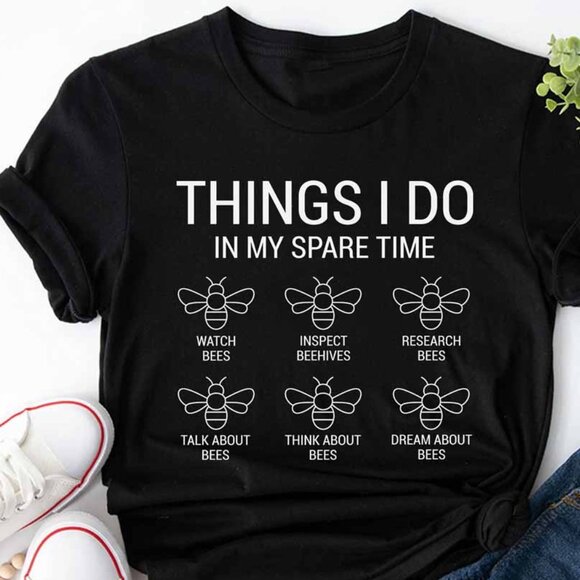 Bee Lover Tshirt, Beekeeper Gift, Honeybee T-shirt, Beekeeper Shirt - Picture 1 of 4